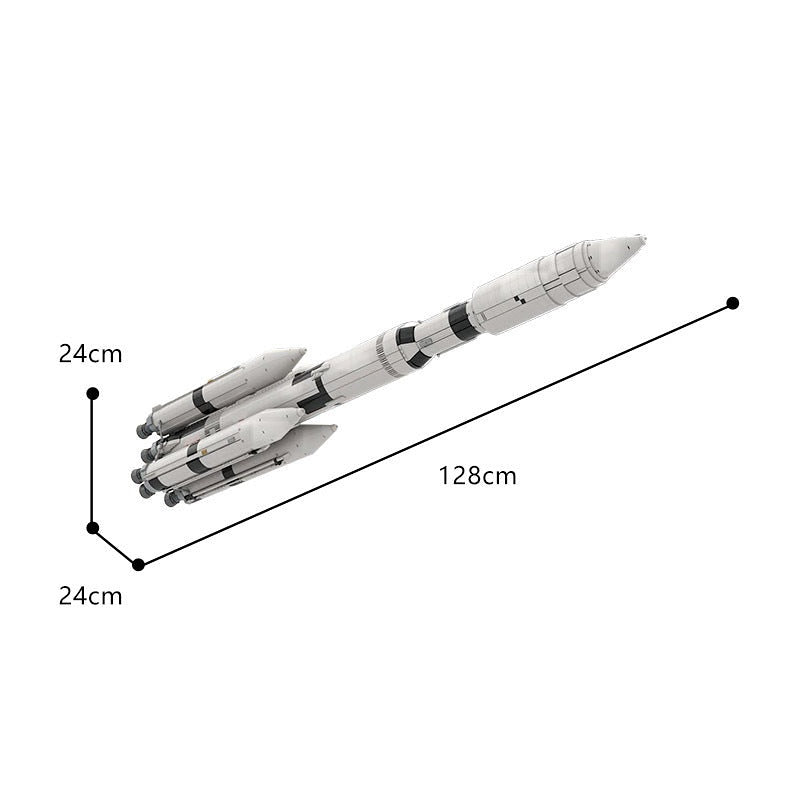 Rocket MLV-25L MOC Building Kit | Advanced Space Launch Model - 4