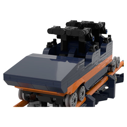 Roller Coaster Front Car With Track MOC Building Kit - 2