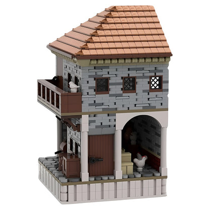 Roman Ancient Insula Apartment House MOC Building Kit - 3