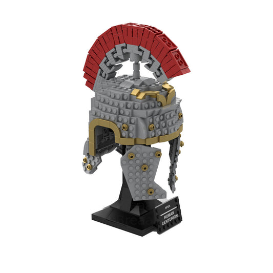 Roman Centurion Helmet Building Kit | LEGO-Compatible MOC - 1