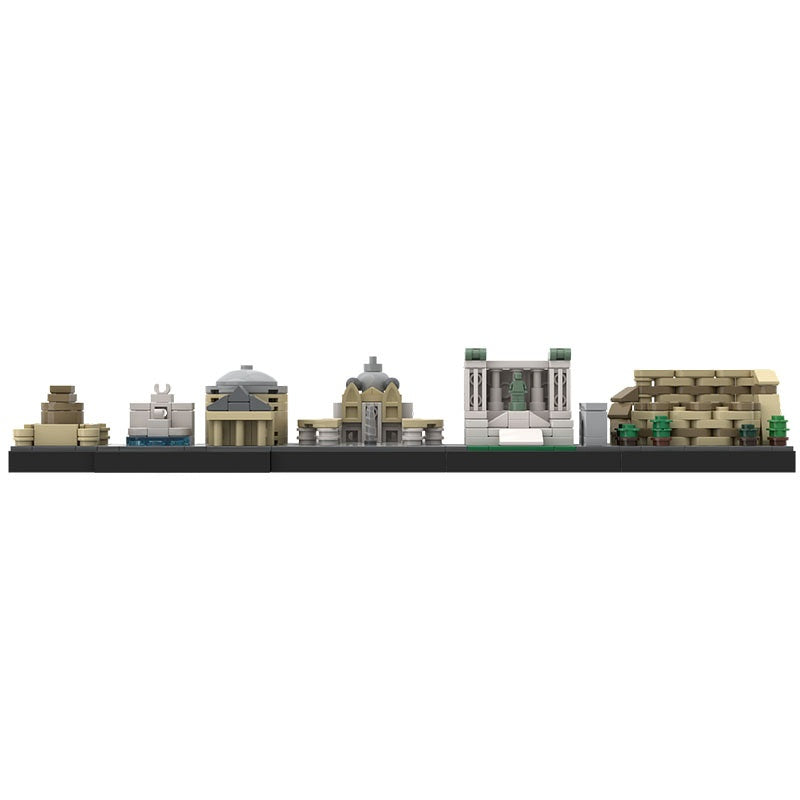 Rome Skyline MOC Architecture Building Kit - 1