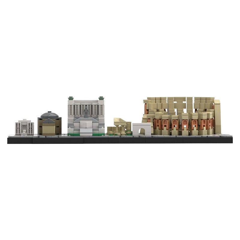 Rome Skyline MOC Architecture Building Kit - 6