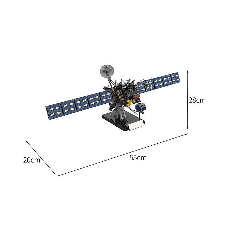Rosetta Space Probe MOC Building Kit | Space Exploration Satellite Model - 3