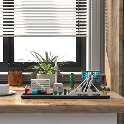 Rotterdam Skyline MOC Architecture Building Kit - 2