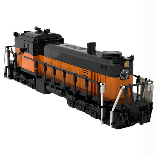 RSC-2 Classic Diesel Road Switcher Locomotive MOC Building Kit - 1