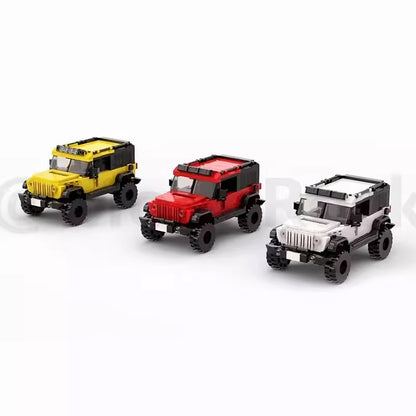 Rugged 4x4 Off-Road Vehicle Building Kit | LEGO-Compatible MOC - 1