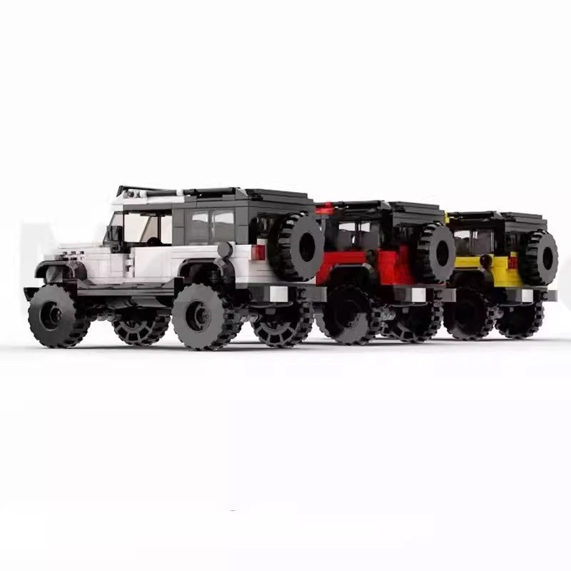 Rugged 4x4 Off-Road Vehicle Building Kit | LEGO-Compatible MOC - 2