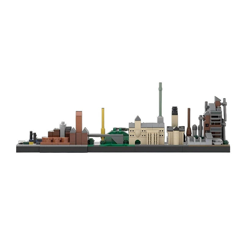 Ruhr Region Skyline Germany Architecture Building Kit | Compatible MOC - 1