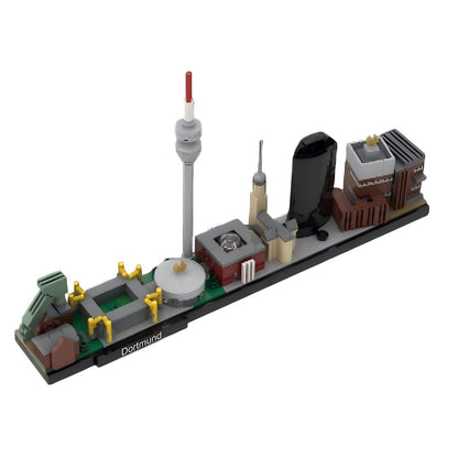 Ruhr Region Skyline Germany Architecture Building Kit | Compatible MOC - 2