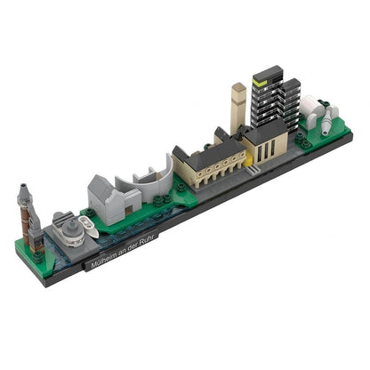 Ruhr Region Skyline Germany Architecture Building Kit | Compatible MOC - 2