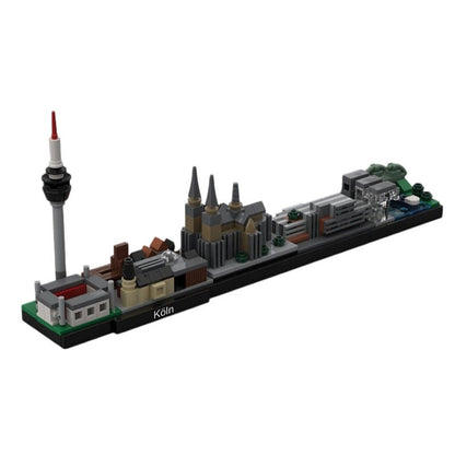 Ruhr Region Skyline Germany Architecture Building Kit | Compatible MOC - 2