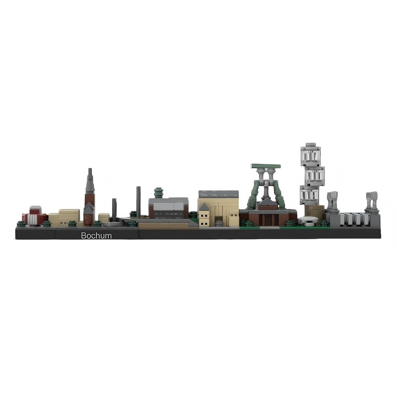 Ruhr Region Skyline Germany Architecture Building Kit | Compatible MOC - 2