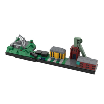Ruhr Region Skyline Germany Architecture MOC Building Kit - 1