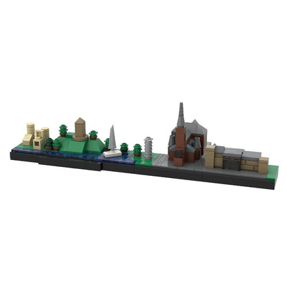 Ruhr Region Skyline Germany Architecture MOC Building Kit - 1