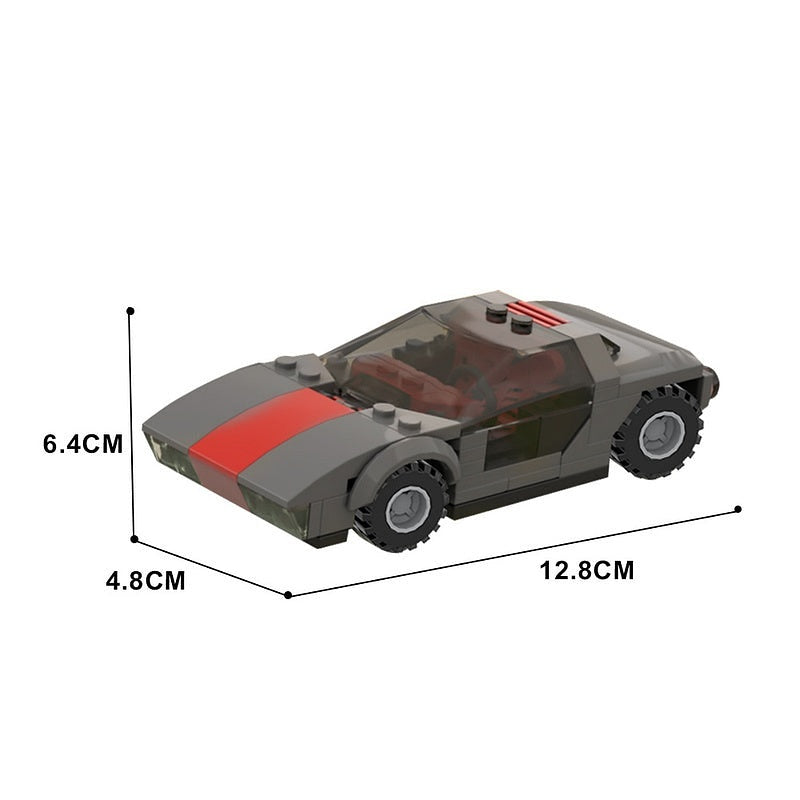 Runabout Concept Car MOC Vehicle Building Kit | Futuristic Design - 4