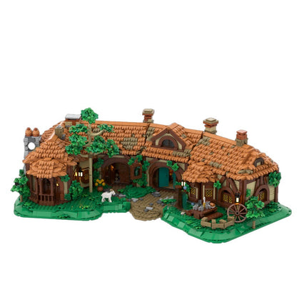 Rustic Fantasy Village Inn MOC Tavern Architecture Building Kit - 1