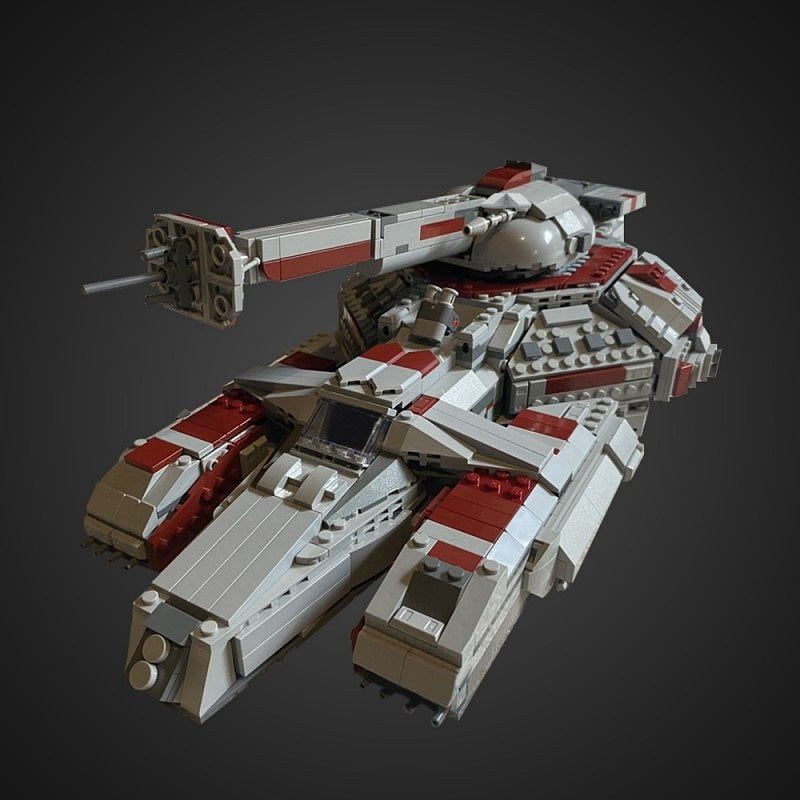 RX-200 Heavy Stun Tank MOC Building Kit | Futuristic Armored Vehicle - 3