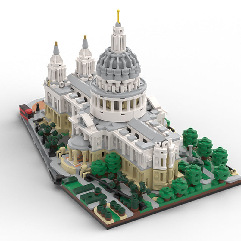 Saint Paul's Cathedral Building Kit | 1:800 | LEGO-Compatible MOC - 2