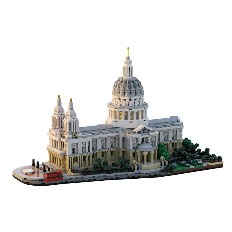 Saint Paul's Cathedral MOC 1:800 Architecture Building Kit - 1