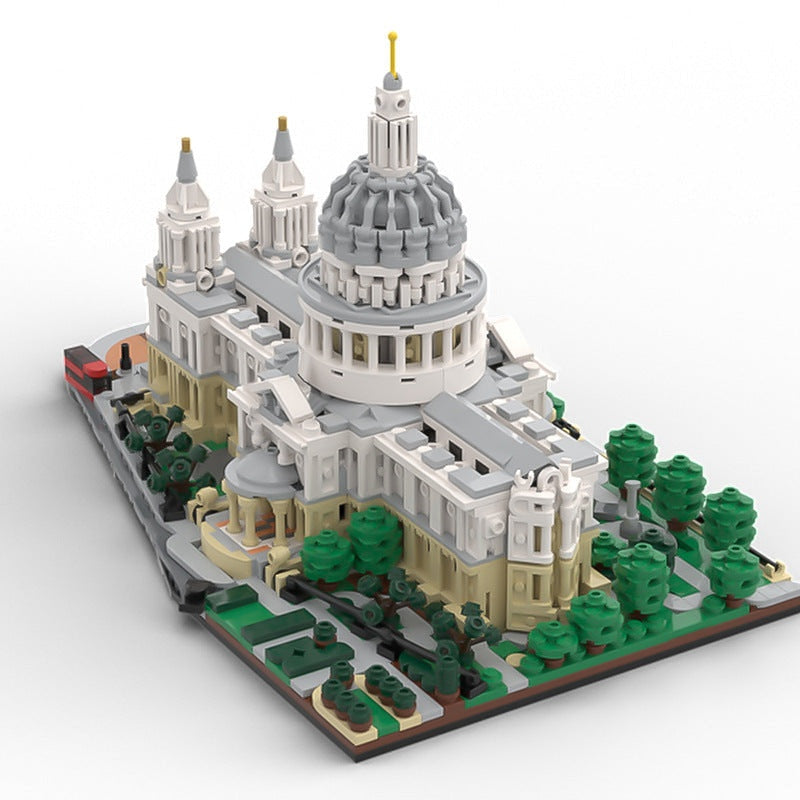 Saint Paul's Cathedral MOC 1:800 Architecture Building Kit - 2