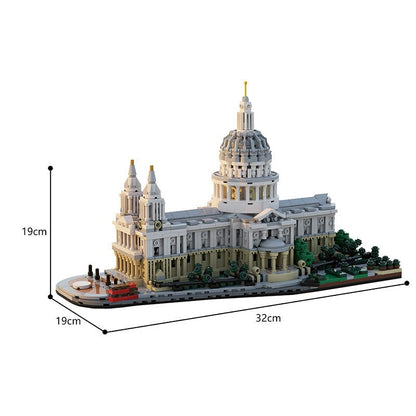 Saint Paul's Cathedral MOC 1:800 Architecture Building Kit - 4