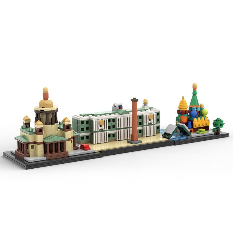 Saint Petersburg Skyline MOC Architecture Building Kit - 2