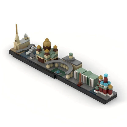 Saint Petersburg Skyline MOC Architecture Building Kit - 7