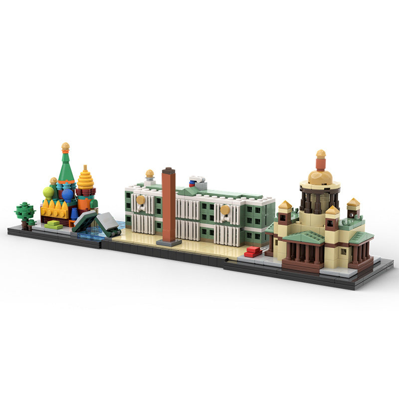 Saint Petersburg Skylines Building Kits | LEGO-Compatible MOC - 1