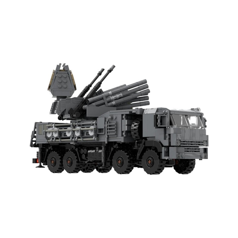 SAM-22 Air Defense Missile Vehicle MOC Building Kit | Military Vehicle Model - 2
