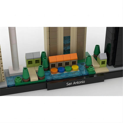 San Antonio Skyline Building Kit MOC - 3
