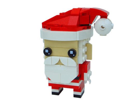 Santa Brickheadz Building Kit | LEGO-Compatible MOC - 1