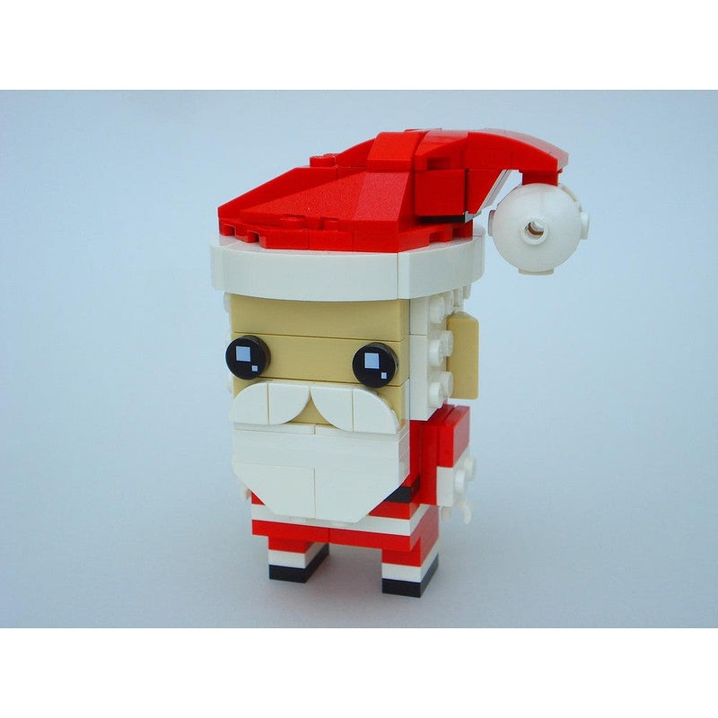 Santa Cube Character MOC Building Kit | Christmas Display Figure - 2