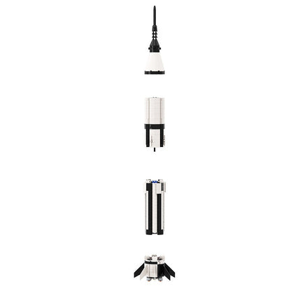 Saturn 1B Booster MOC Building Kit | 1/110 Scale Historic Space Rocket Model - 3