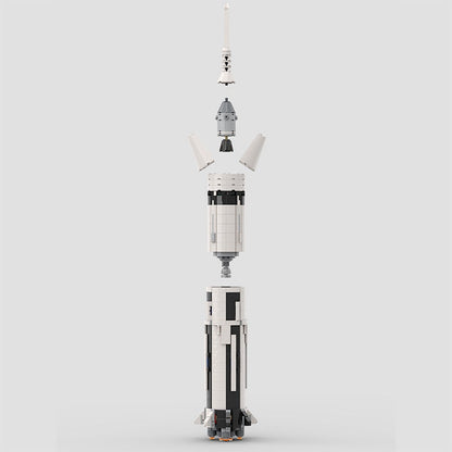 Saturn IB Rocket MOC Building Kit | Historic Space Launch Model - 5