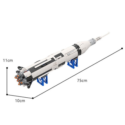 Saturn IB Rocket MOC Building Kit | Historic Space Launch Model - 7