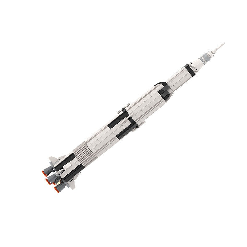 Saturn V Rocket MOC Building Kit | 1:250 Scale Space Model - 1