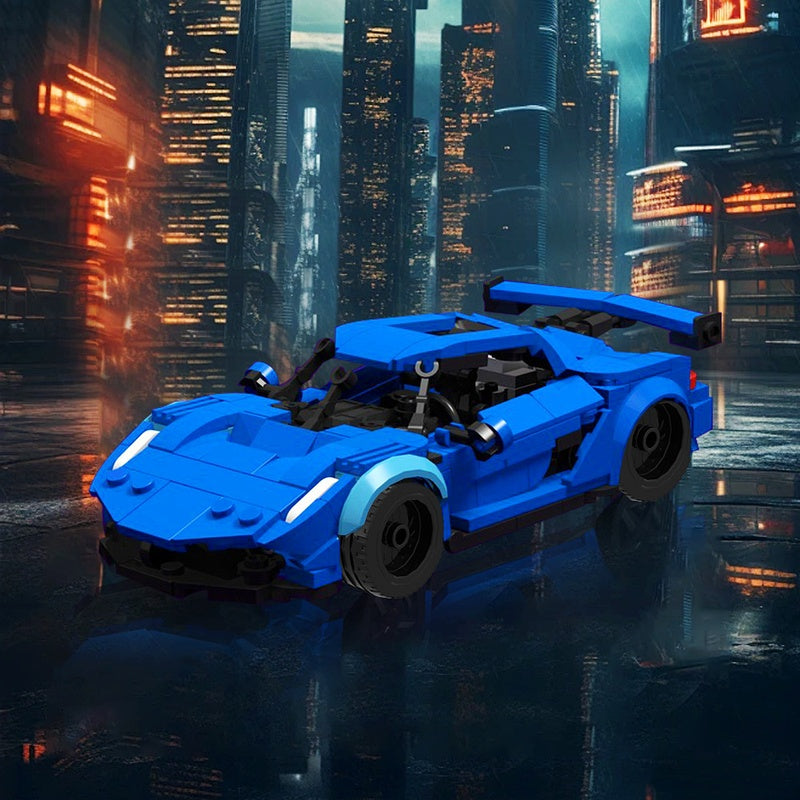 Scandinavian Hypercar Building Kit | LEGO-Compatible MOC - 2