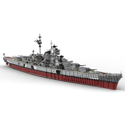 Schlachtschiff Bismarck MOC Building Kit | Historic Battleship Model - 1