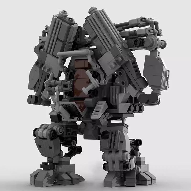 Sci-Fi APU Armored Personnel Unit Mecha Building Kit | Compatible MOC - 2