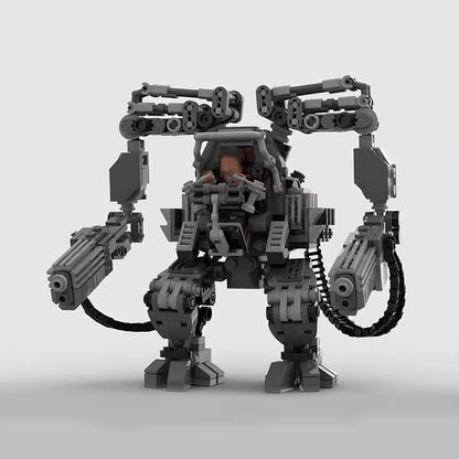 Sci-Fi APU Armored Personnel Unit Mecha Building Kit | Compatible MOC - 5