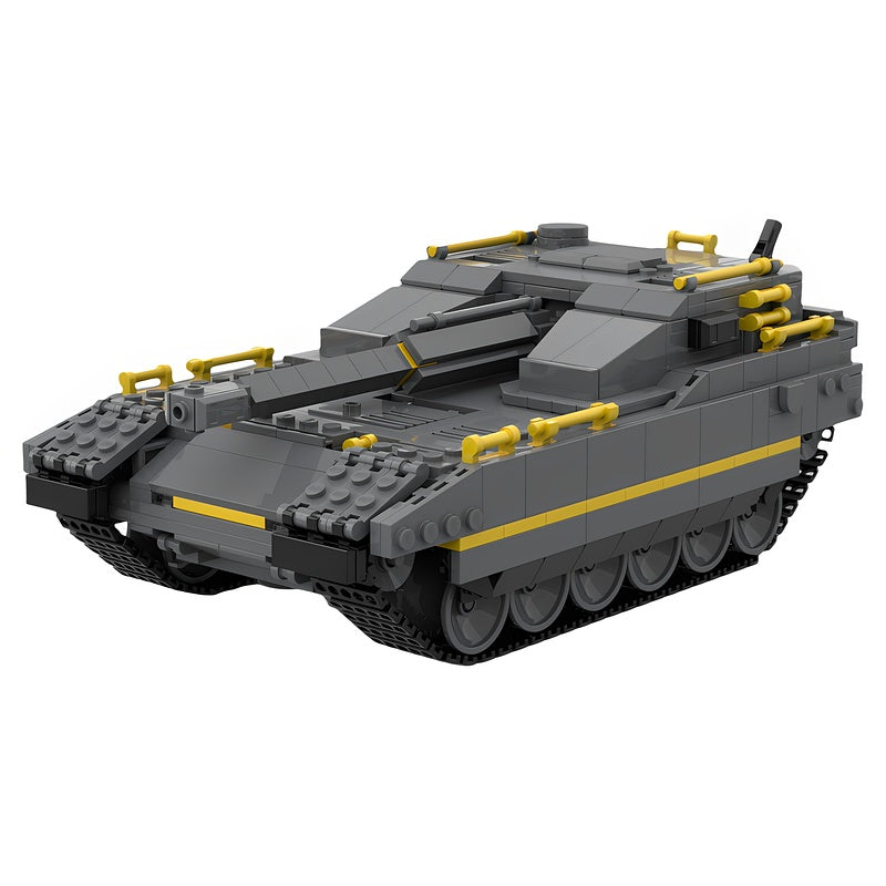 Sci-Fi Armored Assault Vehicle MOC Building Kit - 4