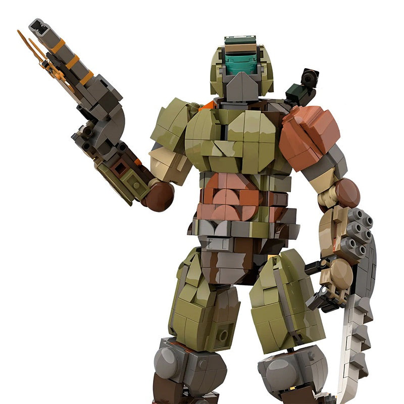 Sci-Fi Armored Slayer MOC Character Figure Building Kit - 3