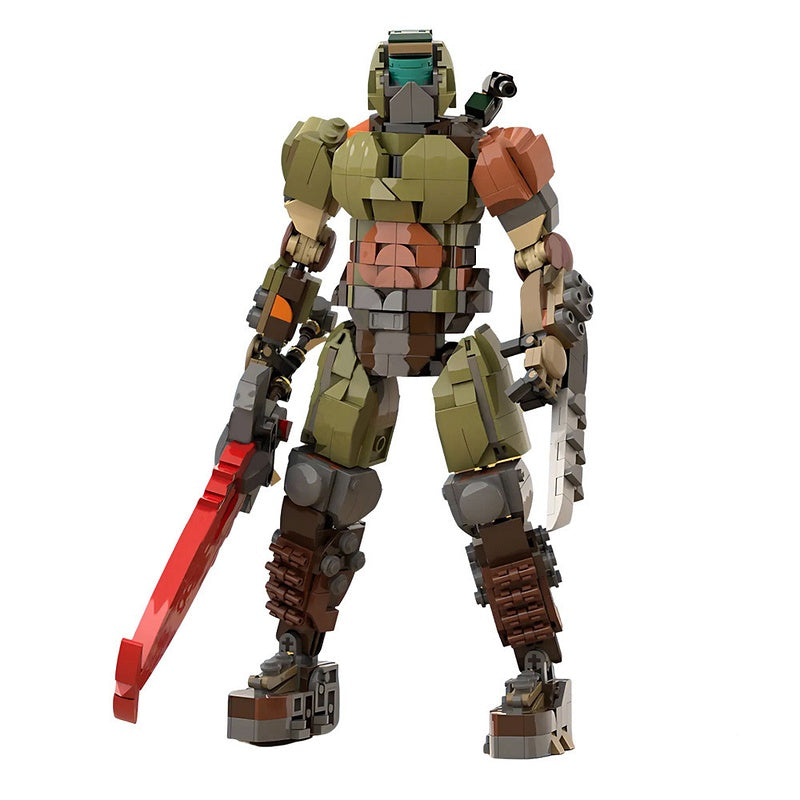 Sci-Fi Armored Slayer MOC Character Figure Building Kit - 5