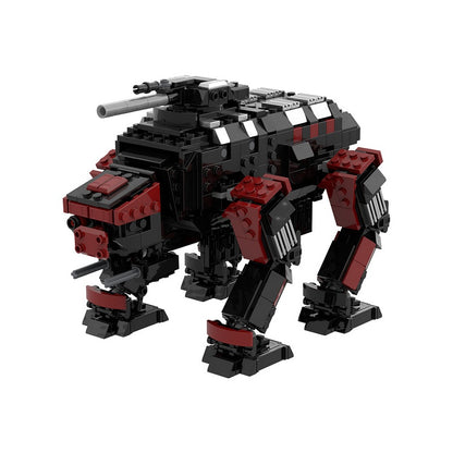 Sci-Fi Automaton Factory Strider Building Kit | Compatible MOC - 5