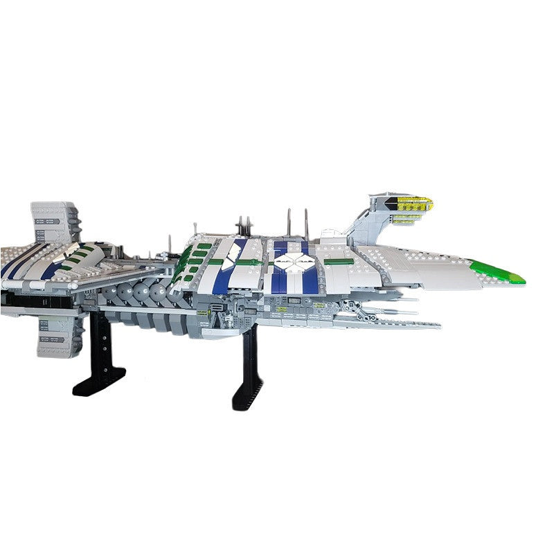 Sci-Fi Capital Star Frigate Building Kit | UCS-Scale LEGO-Compatible MOC - 4