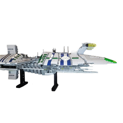 Sci-Fi Capital Star Frigate Building Kit | UCS-Scale LEGO-Compatible MOC - 4