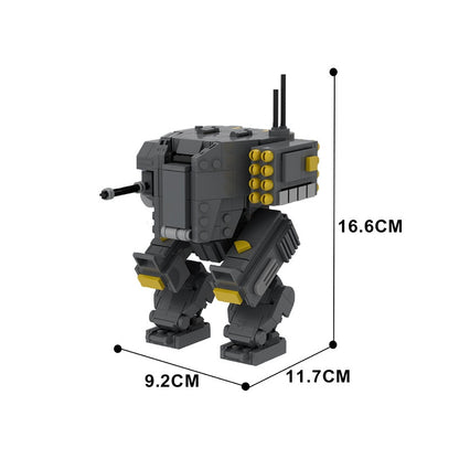 Sci-Fi Combat Mech Exosuit Building Kit | LEGO-Compatible MOC - 4