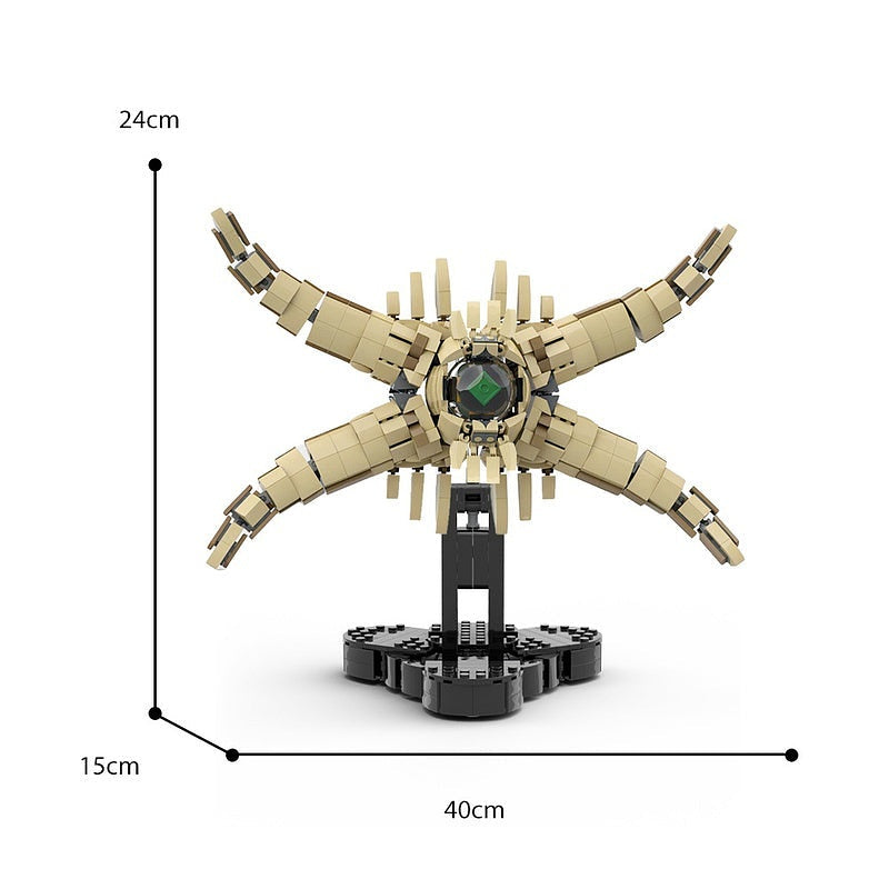 Sci-Fi Cosmic Eye Drone MOC Building Kit | Futuristic Space Machine Model - 4