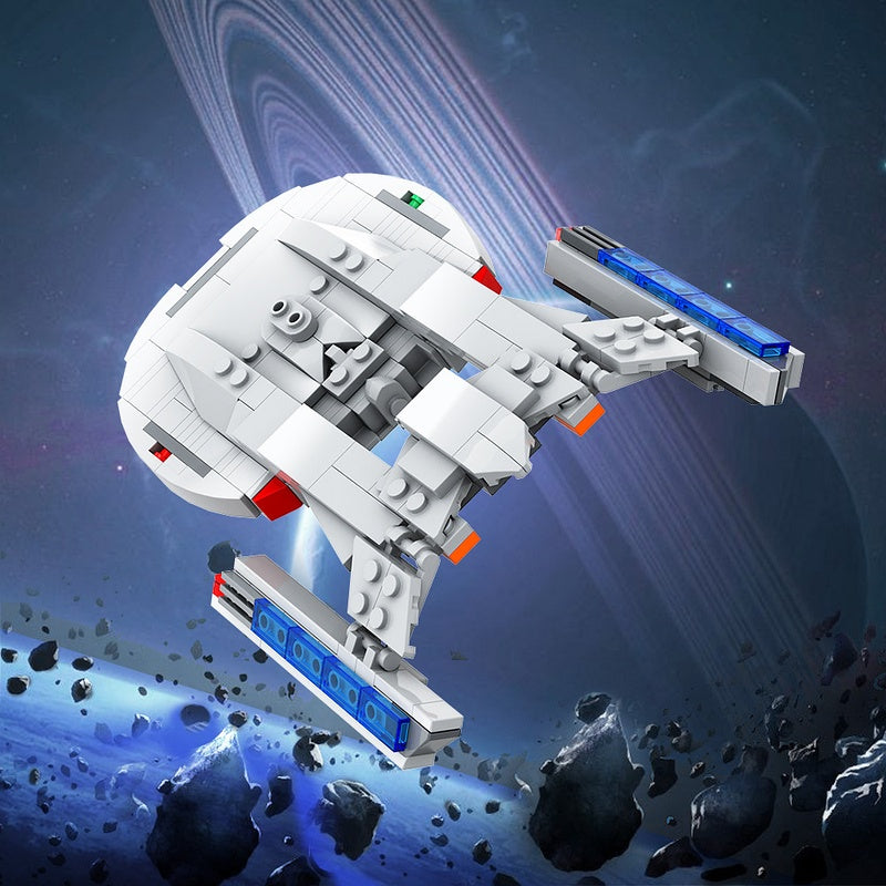 Sci-Fi Deep Space Cruise Building Kit | LEGO-Compatible MOC - 2