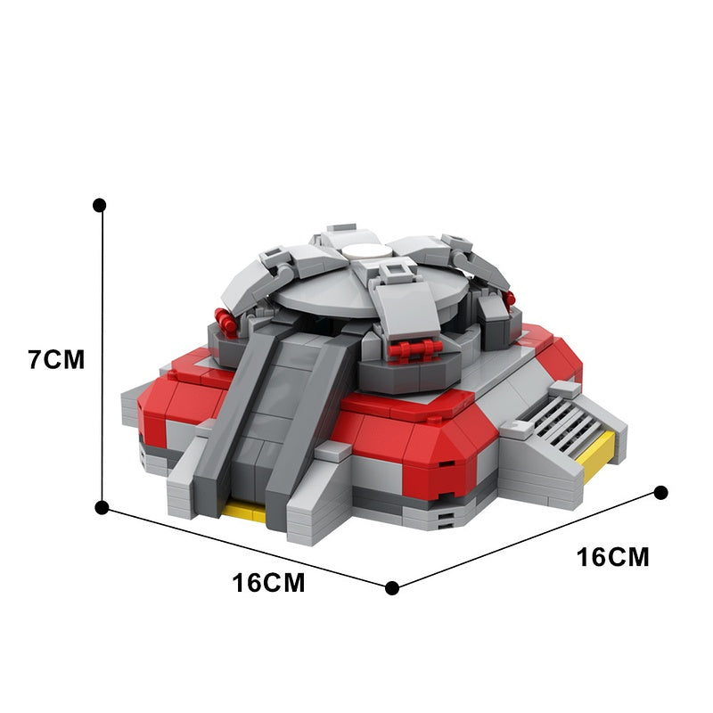 Sci-Fi Defense Bunker Building Kit | LEGO-Compatible Military Outpost MOC - 1